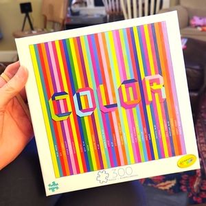 Puzzle 300pc Buffalo Games Crayola Colors Family Fun 18"x18" Recycled Material